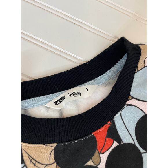 Disney Women’s Sweatshirt Mickey Mouse Made Of Dreams Loungewear Size S - Picture 5 of 6